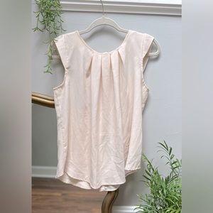 Meraki Short Sleeve Blouse with Button Detail - S